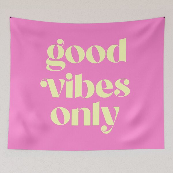 Item preview, Good vibes only (Pink tone) designed and sold by Paigaam.