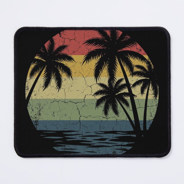 Item preview, Vintage Distressed Palm Tree Sunset Beach designed and sold by TeNovaStudio.