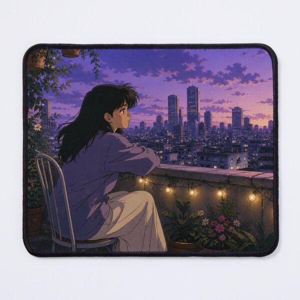 Item preview, Rooftop View - Classic Anime Aesthetic designed and sold by bapupa.