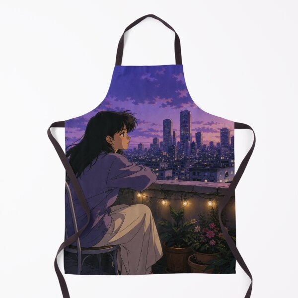 Item preview, Rooftop View - Classic Anime Aesthetic designed and sold by bapupa.