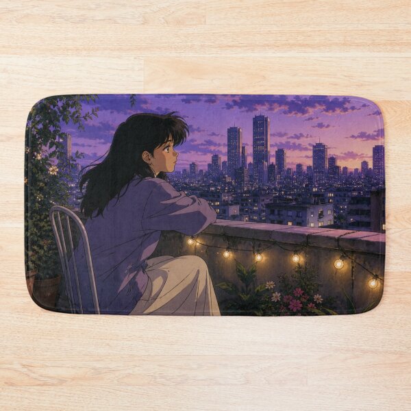 Item preview, Rooftop View - Classic Anime Aesthetic designed and sold by bapupa.