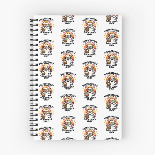 Item preview, Cute Bunny Phlebotomist Vacation Retro Sunset Team Good Vibes Only Tropical Summer Medical Lab Tech Sticker Gift for National Phlebotomists Recognition Week designed and sold by ClinicalHubs.