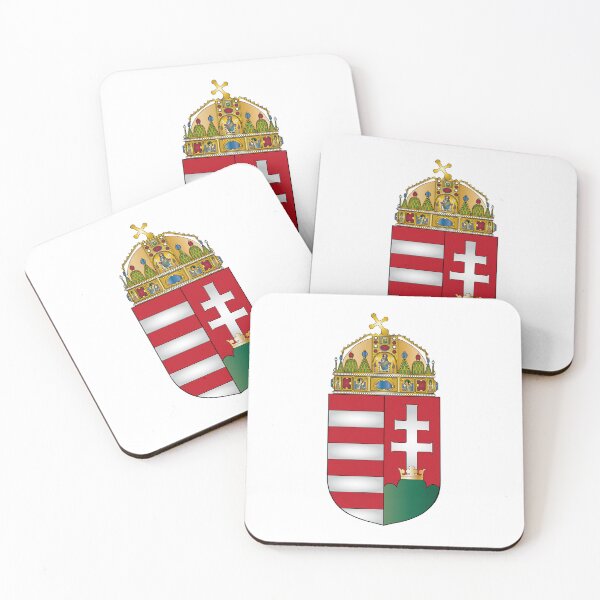 Item preview, Hungary Coat of Arms – Hungarian Pride Emblem for Expats Heritage Lovers designed and sold by EmeraldeaDesign.