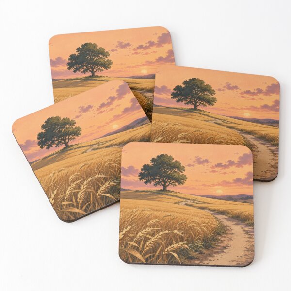 Item preview, Golden Field - Old-school Anime Aesthetic designed and sold by bapupa.