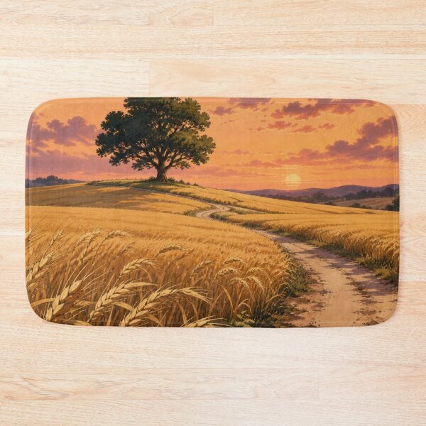 Item preview, Golden Field - Old-school Anime Aesthetic designed and sold by bapupa.