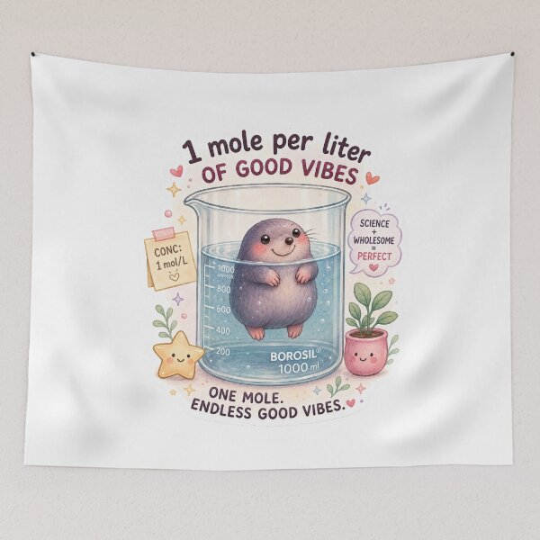 Item preview, One mole per litre designed and sold by labstud.