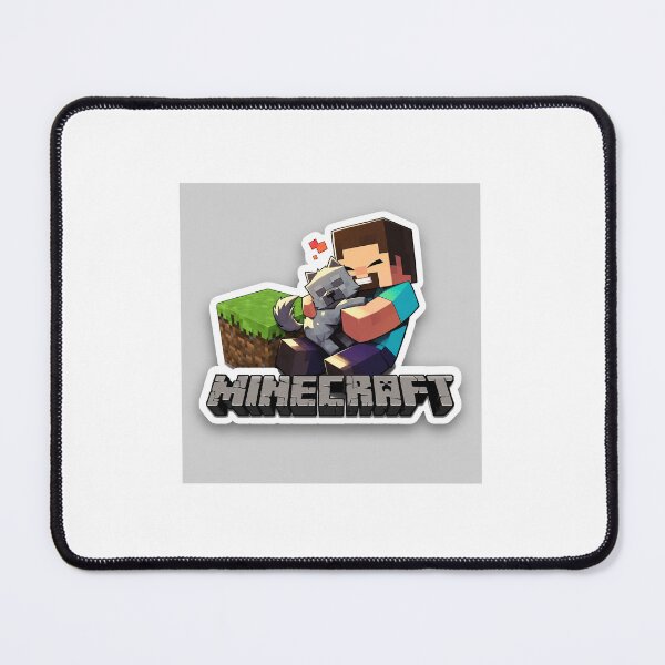 Item preview, Minecraft Steve & Wolf Cute Stick designed and sold by Rohithanda.
