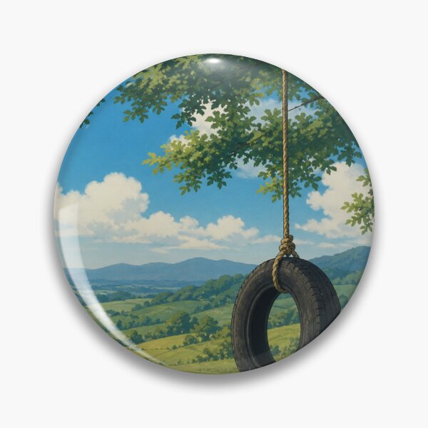 Item preview, Old Tree Swing - Old-school Anime Aesthetic designed and sold by bapupa.