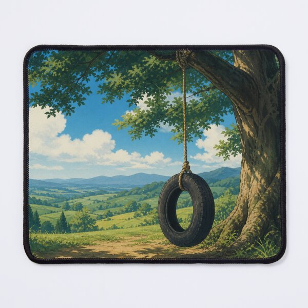 Item preview, Old Tree Swing - Old-school Anime Aesthetic designed and sold by bapupa.