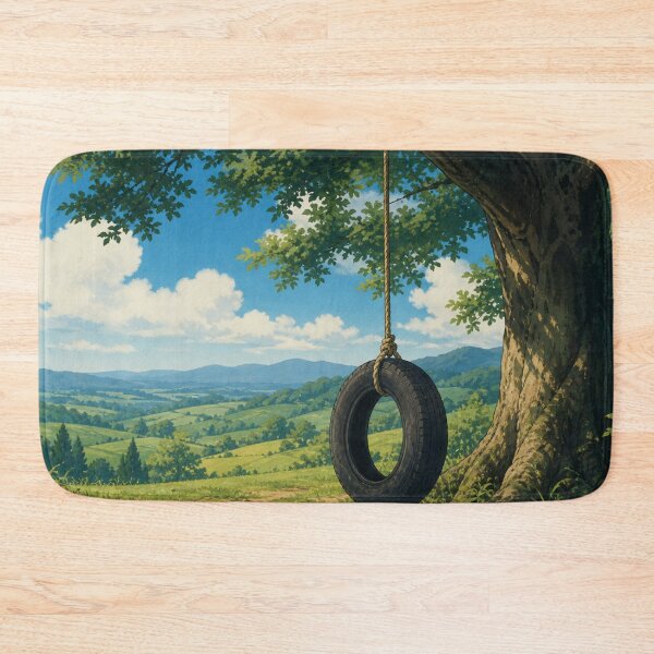Item preview, Old Tree Swing - Old-school Anime Aesthetic designed and sold by bapupa.