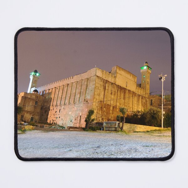 Item preview, Cave of the Patriarchs Hebron Night Photography – Jewish Heritage Holy Land Print designed and sold by HechtmanFineArt.