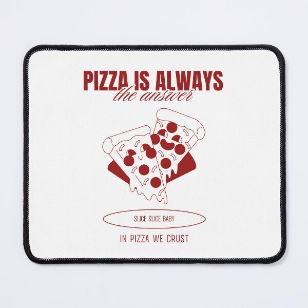 Item preview, Pizza is always the answer! designed and sold by Cami & Co. Design.