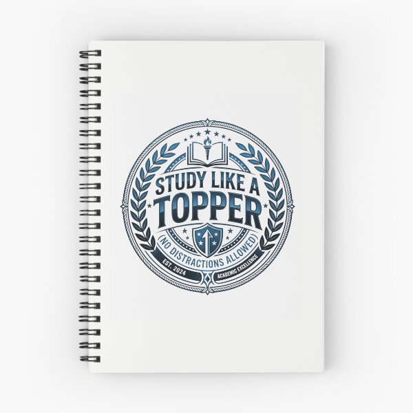 Item preview, Study Like a Topper Motivational Student designed and sold by Amr Darwish Graphic designer.