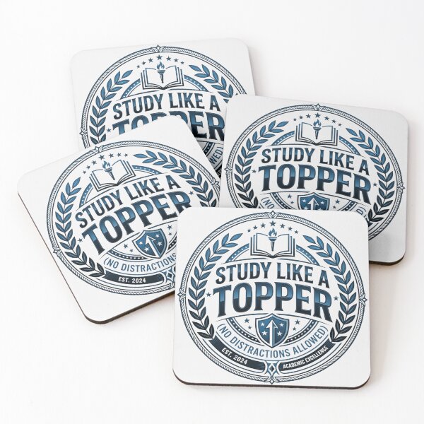 Item preview, Study Like a Topper Motivational Student designed and sold by Amr Darwish Graphic designer.