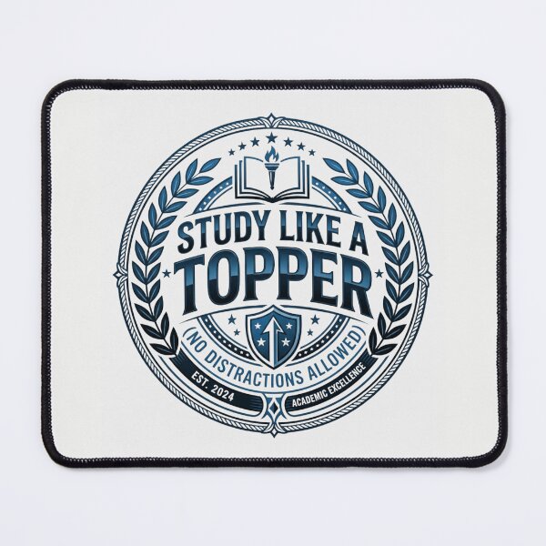 Item preview, Study Like a Topper Motivational Student designed and sold by Amr Darwish Graphic designer.