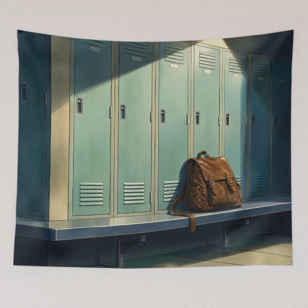 Item preview, Locker Room - Retro Anime Aesthetic designed and sold by bapupa.