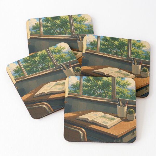 Item preview, Quiet Study Hall - Retro Anime Aesthetic designed and sold by bapupa.
