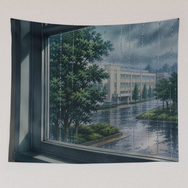 Item preview, Rainy Window - Retro Anime Aesthetic designed and sold by bapupa.