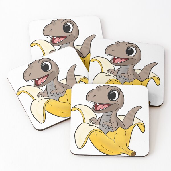 Item preview, banana raptor  designed and sold by WriterVengeLab.