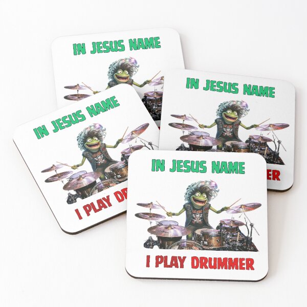 Item preview, In Jesus Name I Play Drummer designed and sold by Julitasells.