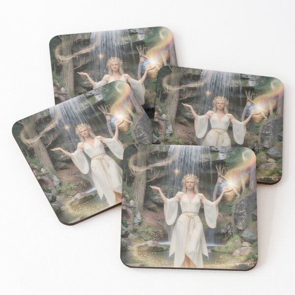 Item preview, Forest Queen Casting Magic by Enchanted Waterfall designed and sold by DukeNiko.