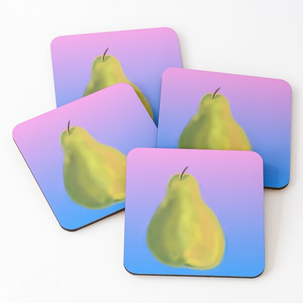Item preview, Dreamy Pastel Gradient Pear Still Life designed and sold by Kazewalk.
