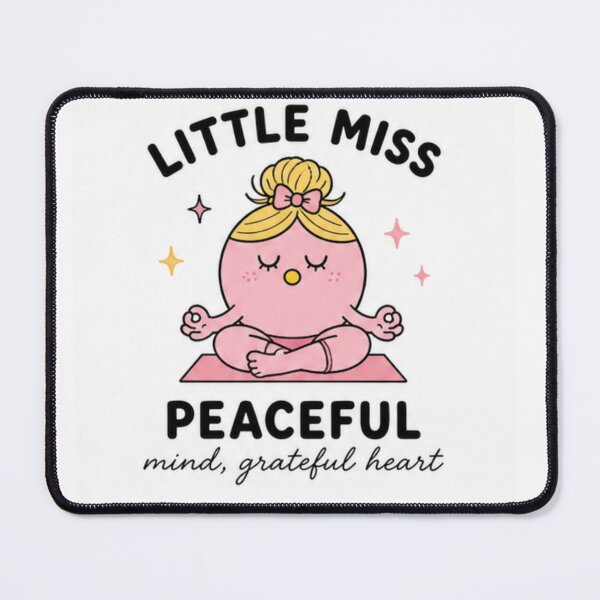 Item preview, Little Miss Peaceful designed and sold by fadeinkstudio.