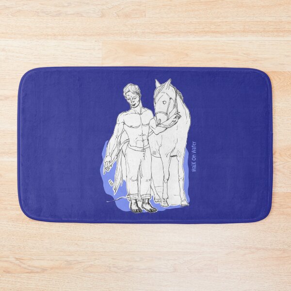 Item preview, Walking On Water - Young Man and Horse (drawing by ACCI) designed and sold by VanyssaGraphics.
