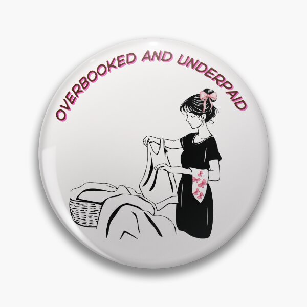 Item preview, Overbooked & Underpaid: The Mom Life Truth designed and sold by ChooseAndPrint.