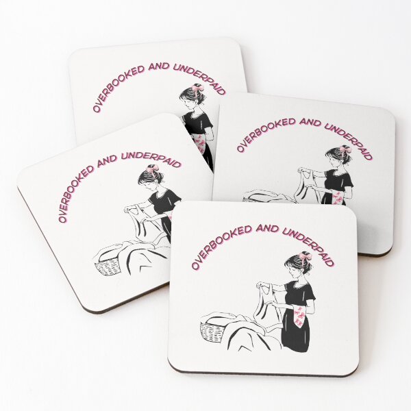 Item preview, Overbooked & Underpaid: The Mom Life Truth designed and sold by ChooseAndPrint.