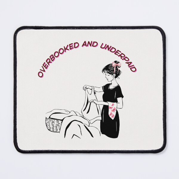 Item preview, Overbooked & Underpaid: The Mom Life Truth designed and sold by ChooseAndPrint.
