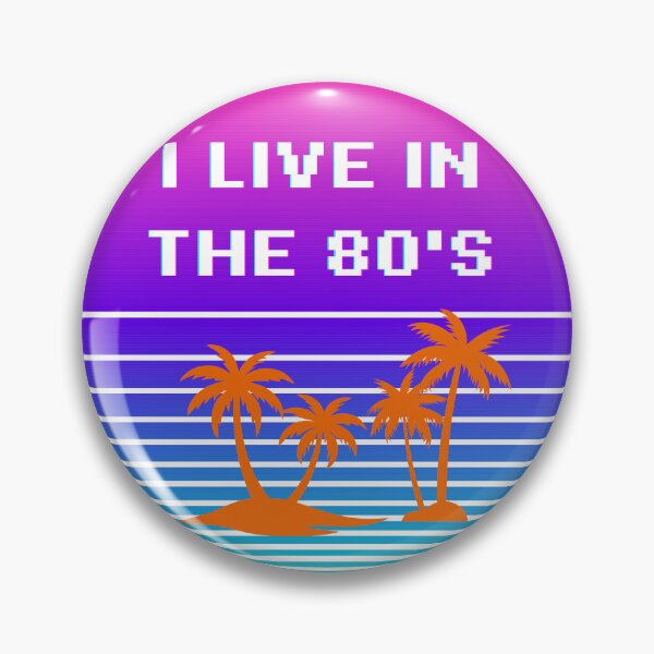 Item preview, I live in the 80's Retro Design  designed and sold by DNHZstore.