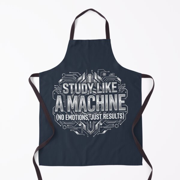 Item preview, Study Like a Machine Funny Study Motivation designed and sold by Amr Darwish Graphic designer.