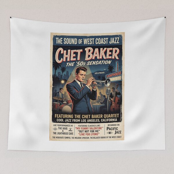 Item preview, Chet Baker 1950 designed and sold by Theodor Decker.