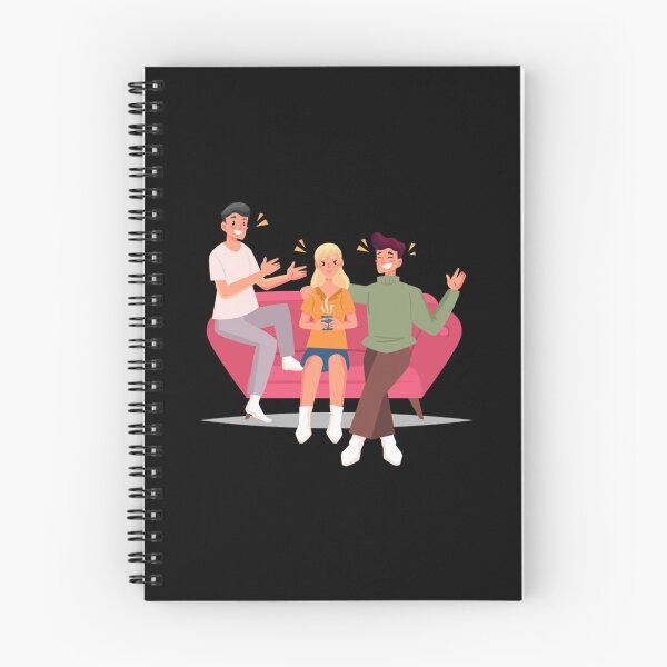 Item preview, Friendship Laugh Group Of Friends On Sofa Illustration designed and sold by JeroDesignArt.