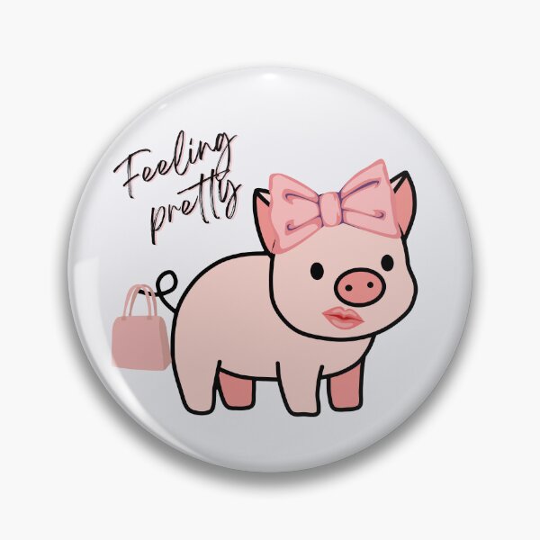 Item preview, Feeling Pretty Pig designed and sold by ChooseAndPrint.
