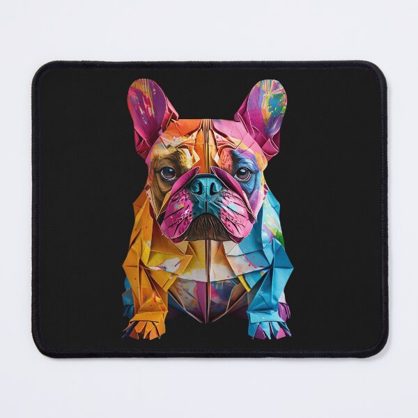 Item preview, Pop Art Origami Frenchie - Folded French Bulldog designed and sold by ArtisticDesignsbyLinda.