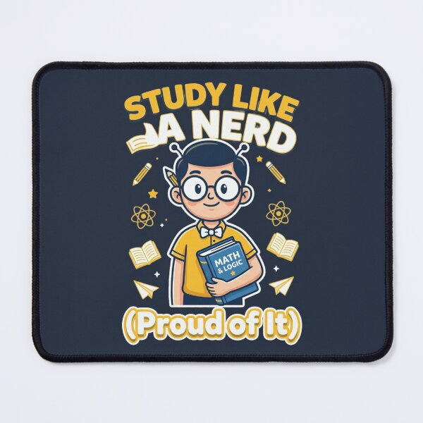 Item preview, Study Like a Nerd Funny Nerd Student designed and sold by Amr Darwish Graphic designer.