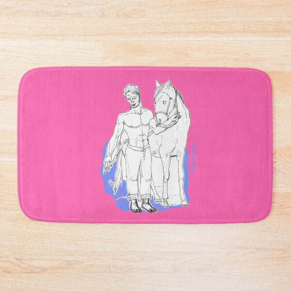 Item preview, Walking On Water - Young Man and Horse (drawing by ACCI) designed and sold by VanyssaGraphics.