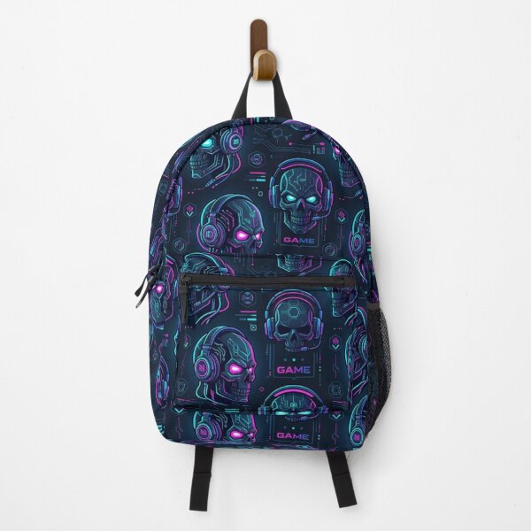 Item preview, Neon Cyber Skull designed and sold by StickVerse by Owais.
