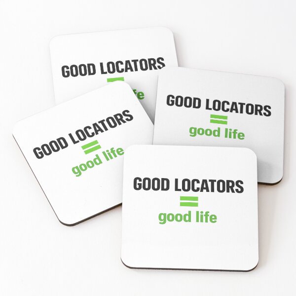 Item preview, Good Locators Good Life Typography designed and sold by unscriptedPixel.