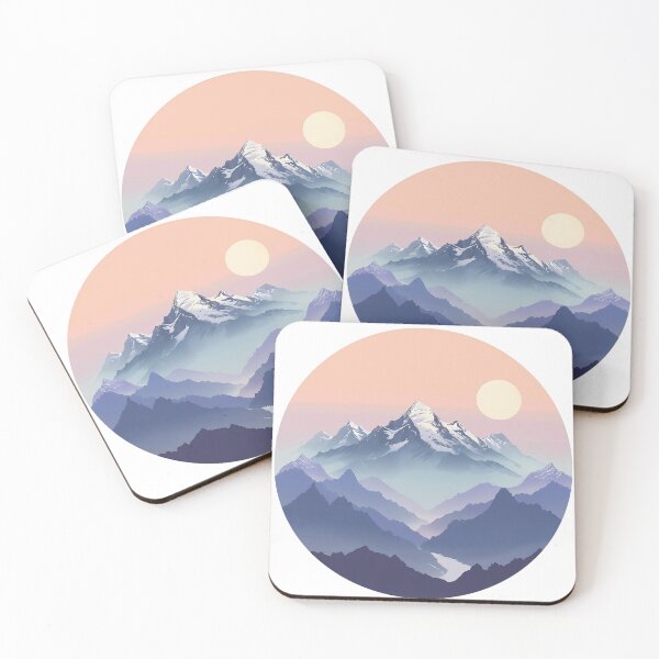 Item preview, Snowy Mountain Landscape designed and sold by felix.illustrates.
