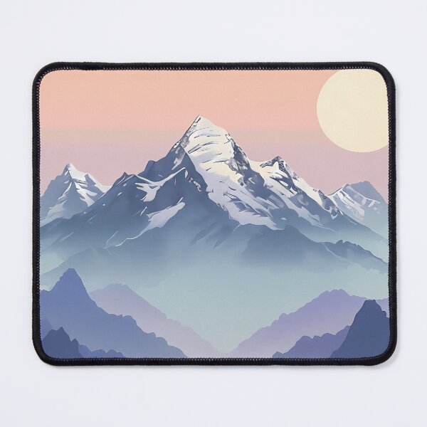 Item preview, Snowy Mountain Landscape designed and sold by felix.illustrates.