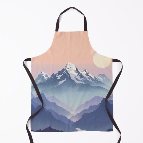 Item preview, Snowy Mountain Landscape designed and sold by felix.illustrates.