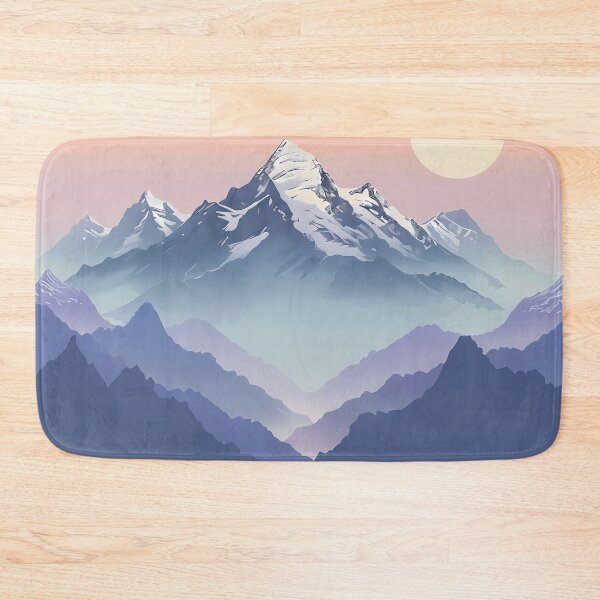 Item preview, Snowy Mountain Landscape designed and sold by felix.illustrates.