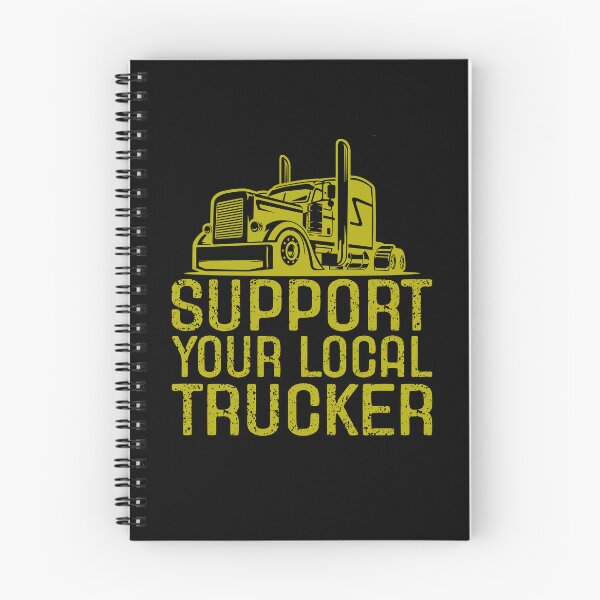 Item preview, Support Your Local Trucker  designed and sold by HappyArts90.