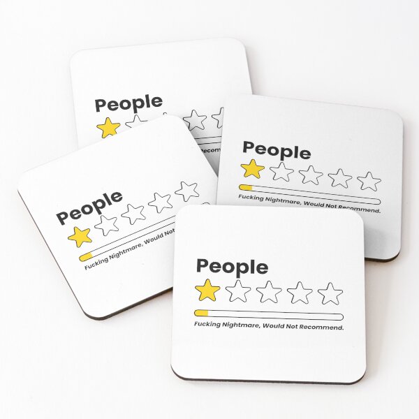 Item preview, People One Star Would Not Recommend Sarcastic Review designed and sold by Dondonmart.