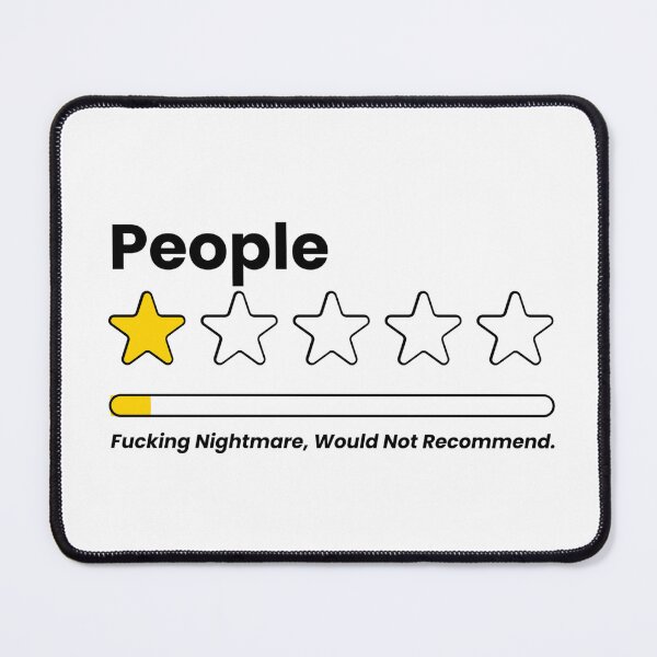 Item preview, People One Star Would Not Recommend Sarcastic Review designed and sold by Dondonmart.