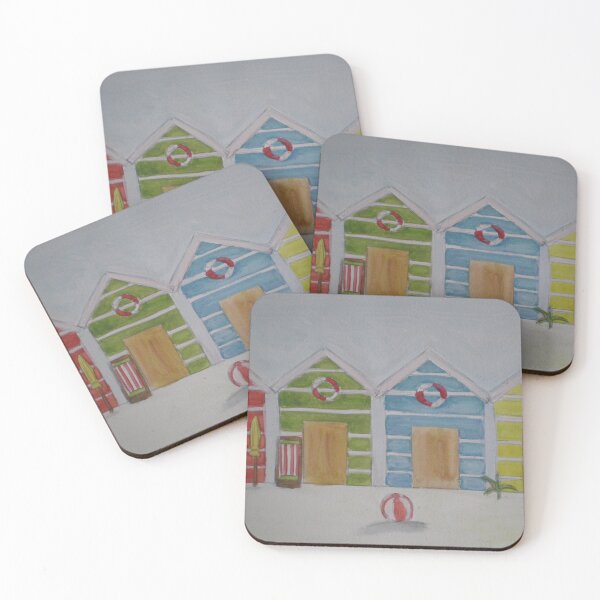 Item preview, beach huts  designed and sold by redhoodgirl.