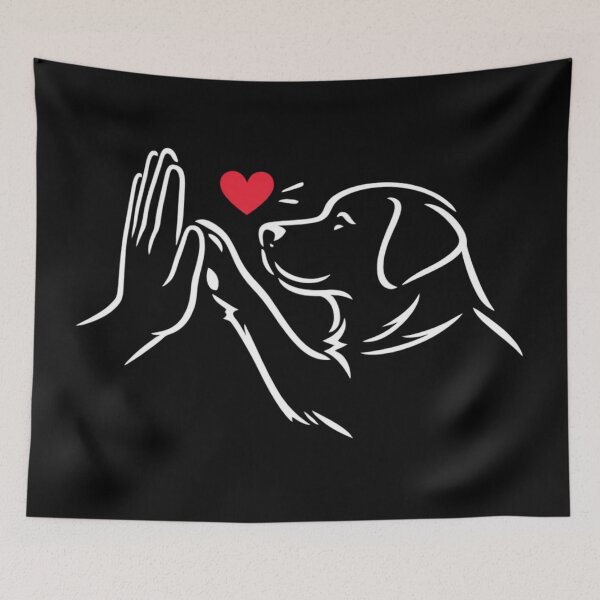 Item preview, Paws & High Fives - Minimalist Dog Lover designed and sold by SidTastic .